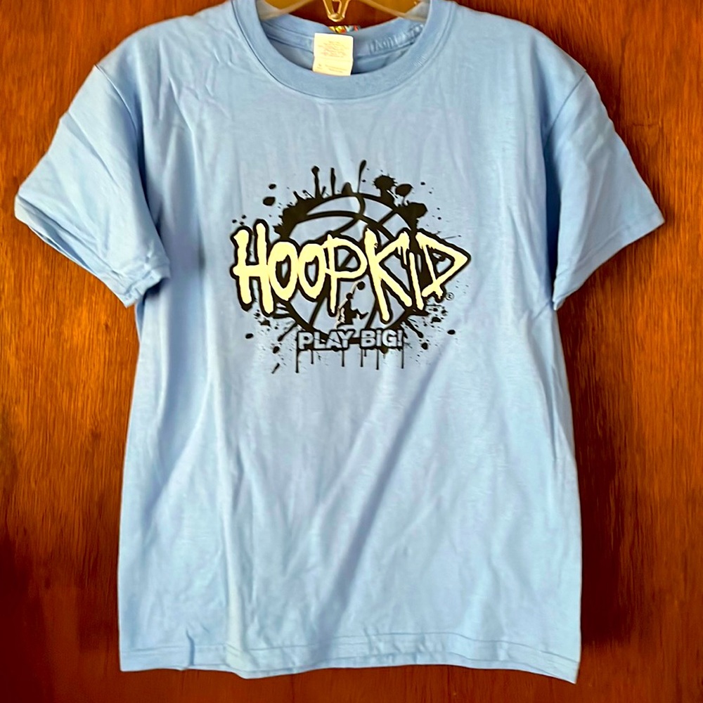 Hoop Kid S/S Youth Basketball Theme Tee